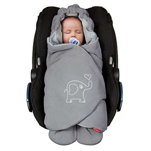 BABEES© EINSCHLAGDECKE für Babyschale Maxi Cosi MINKY Decke Kaputze Kinderwagen